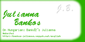 julianna bankos business card